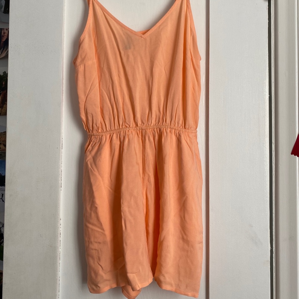 Peach romper